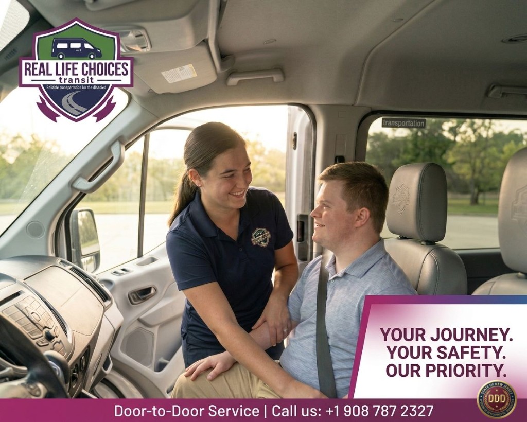 RLC staff providing caring door-to-door passenger assistance